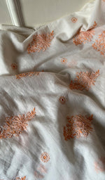 Load image into Gallery viewer, Women's Lakhnavi Handcrafted Mul Chanderi Unstitched Kurta And Dupatta Set - HONC0266913