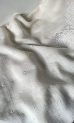 Load image into Gallery viewer, Women's Lakhnavi Handcrafted Unstitched Mul Chanderi Kurta And Dupatta Set - HONC0324844