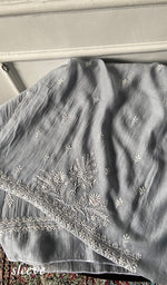 将图像加载到图库查看器中, Aavya Women's Lakhnavi Handcrafted Unstitched Mul Chanderi Kurta And Dupatta Set - HONC0348658