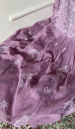 将图像加载到图库查看器中, Women's Lucknowi Handcrafted Kota Cotton Chikankari Semi Stitched Kurta And Dupatta Set - HONC0318336