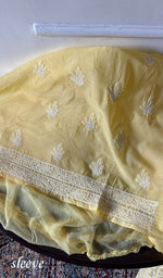Load image into Gallery viewer, Women's Lakhnavi Handcrafted Unstitched Cotton Chikankari Suit Material - HONC0348583