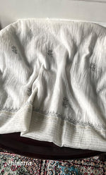 Load image into Gallery viewer, Women's Lakhnavi Handcrafted Unstitched Mul Chanderi Kurta And Dupatta Set - HONC0327483