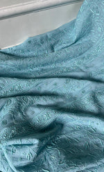 将图像加载到图库查看器中, Women's Lakhnavi Handcrafted Mul Chanderi Unstitched Kurta And Dupatta Set - HONC0294444