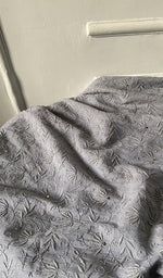 Load image into Gallery viewer, Women's Lakhnavi Handcrafted Maheshwari Mul Chanderi Unstitched Chikankari Full Suit Material - HONC0276232