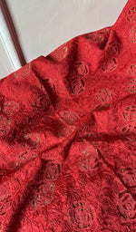 Load image into Gallery viewer, Women's Lakhnavi Handcrafted Mul Chanderi Unstitched Kurta And Dupatta Set - HONC0277039