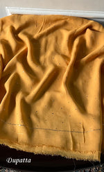 Load image into Gallery viewer, Women's Lucknowi Handcrafted Viscose Georgette Unstitched Chikankari Suit Material - HONC0336843