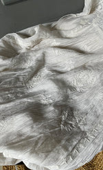 将图像加载到图库查看器中, Women's Lakhnavi Handcrafted Mul Chanderi Semi - Stitched Angrakha And Dupatta Set- HONC0267146