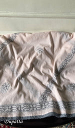 Load image into Gallery viewer, Hiba Women's Lakhnavi Handcrafted Unstitched Cotton Chikankari Suit Material - HONC0348836