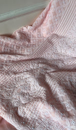 Load image into Gallery viewer, Women's Lakhnavi Handcrafted Unstitched Cotton Chikankari Suit Material - HONC0294095