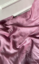 将图像加载到图库查看器中, Lucknowi Handcrafted Raw Silk Chikankari Unstitched Men's Kurta Fabric - HONC0288527