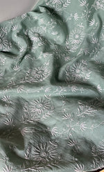 Load image into Gallery viewer, Women's Lakhnavi Handcrafted Maheshwari Mul Chanderi UnStitched Kurta And Dupatta Set - HONC0286686