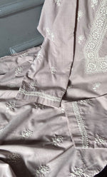 Load image into Gallery viewer, Men's Lucknowi Handcrafted Cotton Chikankari Kurta - HONC0302811