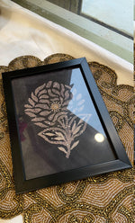 Load image into Gallery viewer, Handcrafted Chikankari Embroidered Frame - HONC0269428