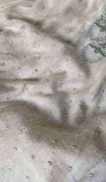 Load image into Gallery viewer, Women's Lakhnavi Handcrafted Mul Chanderi Unstitched Kurta And Dupatta Set - HONC0266437