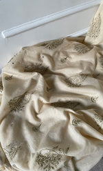 将图像加载到图库查看器中, Women's Lakhnavi Handcrafted Mul Chanderi Unstitched Chikankari Full Suit Material - HONC0282287