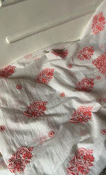 Load image into Gallery viewer, Women's Lakhnavi Handcrafted Mul Chanderi Unstitched Kurta And Dupatta Set- HONC0321881