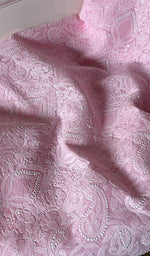 Load image into Gallery viewer, Alayna Women's Lakhnavi Handcrafted Unstitched Cotton Chikankari Suit Material - HONC0294567