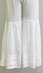 Load image into Gallery viewer, Women's Lucknowi Handcrafted Viscose Georgette Chikankari Sharara - HONC169577
