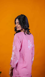 Load image into Gallery viewer, Reet Women's Lucknowi Handcrafted Modal Cotton Chikankari Kurti - HONC0211952