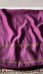 Load image into Gallery viewer, Women's Lakhnavi Handcrafted Chanderi Silk Unstitched Chikankari Full Suit - HONC0345261