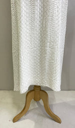 将图像加载到图库查看器中, Lucknowi Handcrafted Pure Georgette Chikankari Unstitched Men's Kurta Fabric - HONC0160776