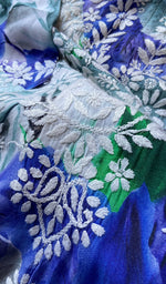 Load image into Gallery viewer, Women's Lakhnavi Handcrafted Cotton Chikankari Kurti - HONC011763