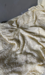 Load image into Gallery viewer, Women's Lucknowi Handcrafted Viscose Georgette Semi - Stitched Chikankari Anarkali and Dupatta Set- HONC0283218