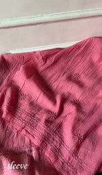 Load image into Gallery viewer, Women's Lakhnavi Handcrafted Maheshwari Mul Chanderi Unstitched Kurta And Dupatta Set- HONC0269591