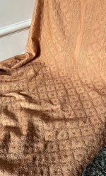 将图像加载到图库查看器中, Lucknowi Handcrafted Chanderi Silk Mens Chikankari Unstitched Kurta Fabric- HONC0327449