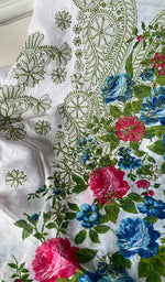 将图像加载到图库查看器中, Women's Lakhnavi Handcrafted Cotton Chikankari Unstitched Kurti Fabric - HONC0284341