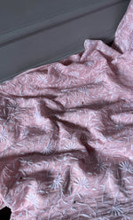 Load image into Gallery viewer, Women's Lakhnavi Handcrafted Mul Chanderi Semi - Stitched Kurta And Dupatta Set - HONC0258042