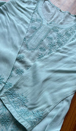将图像加载到图库查看器中, Women's Lucknowi Handcrafted Muslin Chikankari Kurti - HONC0301045
