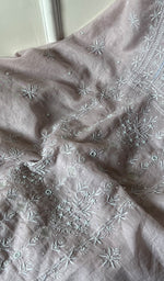 Load image into Gallery viewer, Women's Lakhnavi Handcrafted Mul Chanderi Unstitched Kurta And Dupatta Set - HONC0266910