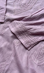 Load image into Gallery viewer, Women's Lucknowi Handcrafted Cotton Chikankari Top - HONC0214058