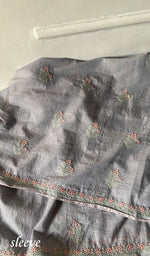 Load image into Gallery viewer, Zoha Women's Lakhnavi Handcrafted Mul Chanderi Unstitched Kurta And Dupatta Set- HONC0365492