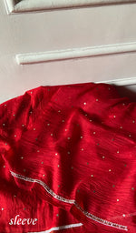 Load image into Gallery viewer, Women's Lakhnavi Handcrafted Mul Chanderi Unstitched Chikankari Full Suit - HONC0362593