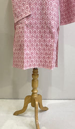 将图像加载到图库查看器中, Men's Lucknowi Handcrafted Cotton Chikankari Kurta - HONC0200998
