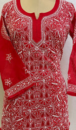 Load image into Gallery viewer, Anamta Women's Lucknowi Handcrafted Cotton Chikankari Top - HONC0165190