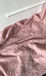 Load image into Gallery viewer, Women's Lakhnavi Handcrafted Mul Chanderi Unstitched Kurta And Dupatta Set - HONC0289416