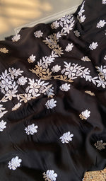 将图像加载到图库查看器中, Women's Lakhnavi Handcrafted Modal Cotton Chikankari Suit Material - HONC0275945
