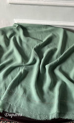 Load image into Gallery viewer, Women's Lucknowi Handcrafted Viscose Georgette Unstitched Chikankari Suit Material - HONC0336848