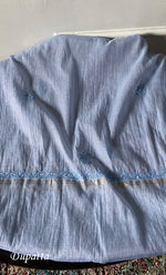 Load image into Gallery viewer, Women's Lakhnavi Handcrafted Mul Chanderi Unstitched Chikankari Full Suit Material - HONC0328131