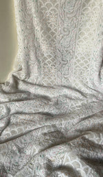 Load image into Gallery viewer, Women's Lucknowi Handcrafted Viscose Georgette Unstitched Chikankari Kurta And Dupatta Set - HONC0271322