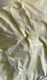 Load image into Gallery viewer, Yellow Cotton Unstitched Kurta And Dupatta