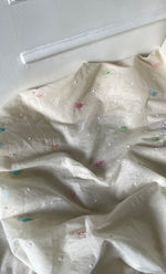 Load image into Gallery viewer, Chidiya Women's Lakhnavi Handcrafted Unstitched Mul Chanderi Kurta And Dupatta Set - HONC0323684