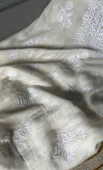 Load image into Gallery viewer, Women's Lakhnavi Handcrafted Mul Chanderi Kurta And Dupatta Set - HONC0305478