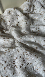 Load image into Gallery viewer, Women's Lucknowi Handcrafted Viscose Georgette Chikankari Anarkali and Dupatta Set- HONC0271319