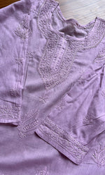 Load image into Gallery viewer, Women's Lakhnavi Handcrafted Cotton Chikankari Top - HONC0214059