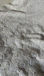 Load image into Gallery viewer, Women's Lakhnavi Handcrafted Pure Silk Georgette Chikankari Kurta And Dupatta Set- HONC0249930