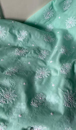 将图像加载到图库查看器中, Aashi Women's Lakhnavi Handcrafted Cotton Chikankari Suit Material - HONC0285036